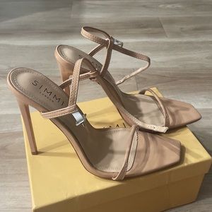 SIMMI London nude/tan heels